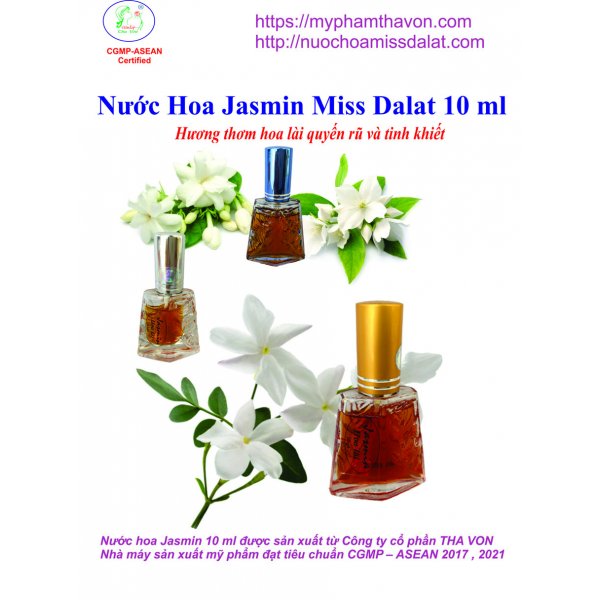 Nước hoa Jasmin ( Hoa Lài ) 10 ml 