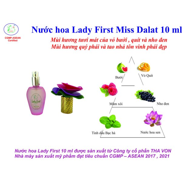 Nước Hoa Lady First Miss Dalat 10 ml